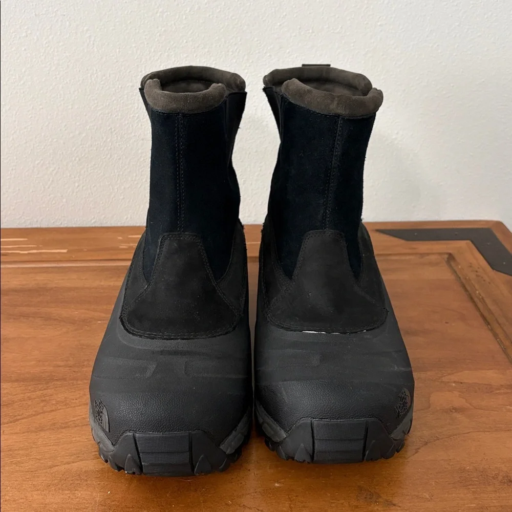 The North Face Chilkat Black Snow Rain Boots Size 12.5